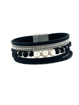 Leather Magnetic bracelet