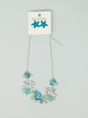 earring and necklace set