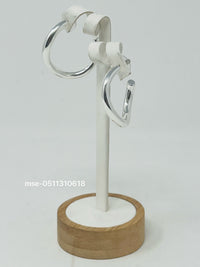 Open Hoop Earrings – Minimalist Chunky Half-Hoop Design