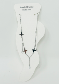 C.Z Crystal anklet