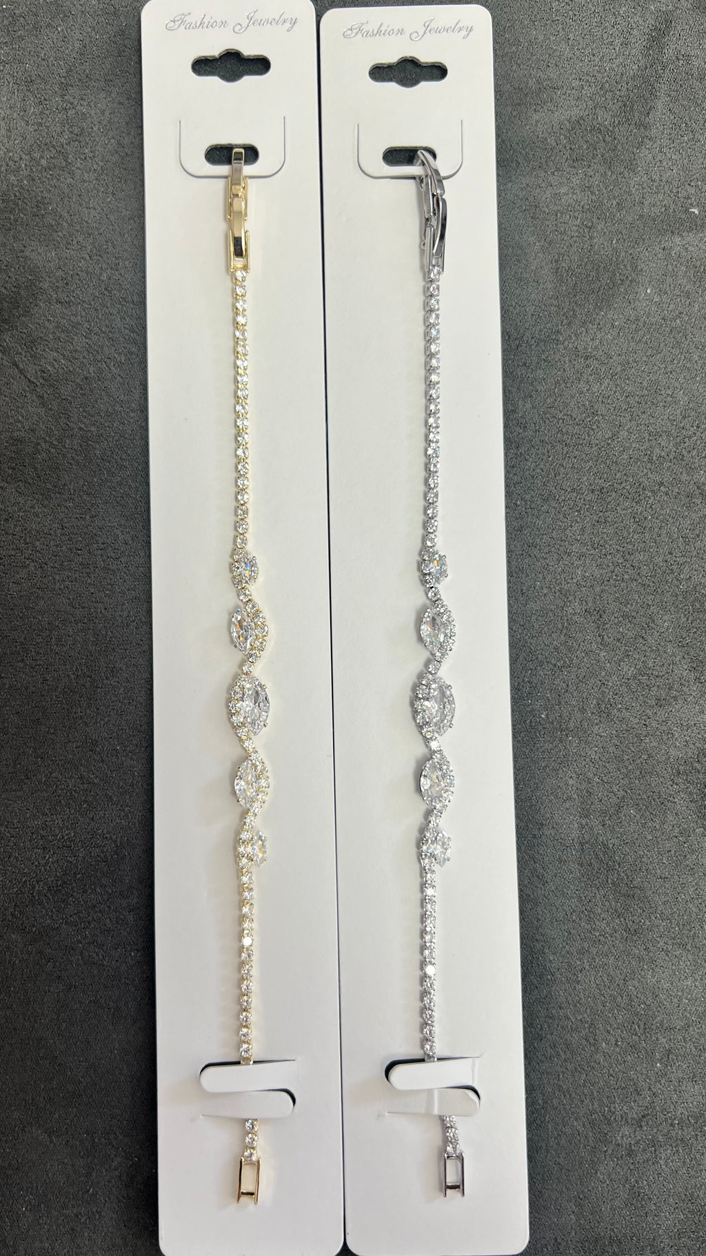 Twist Sparkle Rhinestone C.Z Crystal Tennis  Bracelets