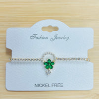C.Z Crystal adjustable bracelet