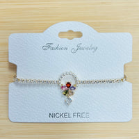 C.Z Crystal adjustable bracelet