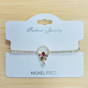 C.Z Crystal adjustable bracelet