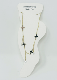 C.Z Crystal anklet