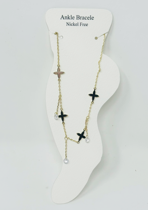 C.Z Crystal anklet