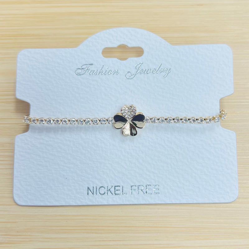 C.Z Crystal adjustable bracelet