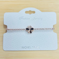C.Z Crystal adjustable bracelet
