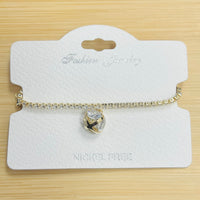 C.Z Crystal adjustable bracelet