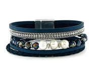 Leather Magnetic bracelet