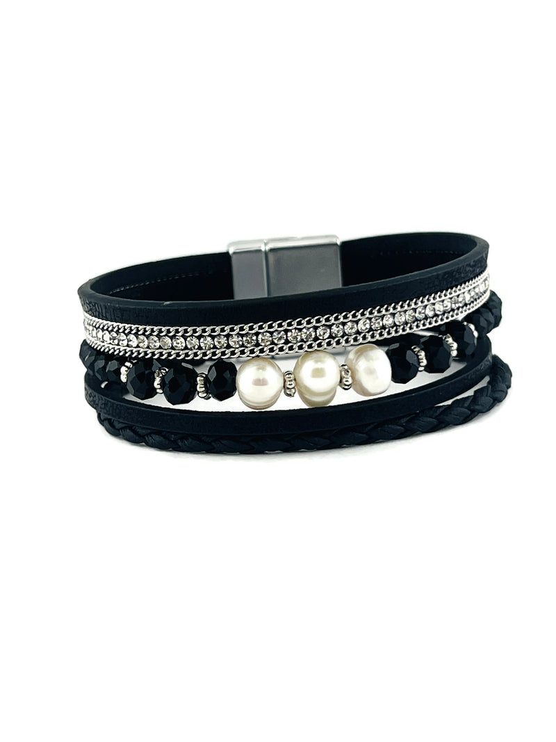 Leather Magnetic bracelet