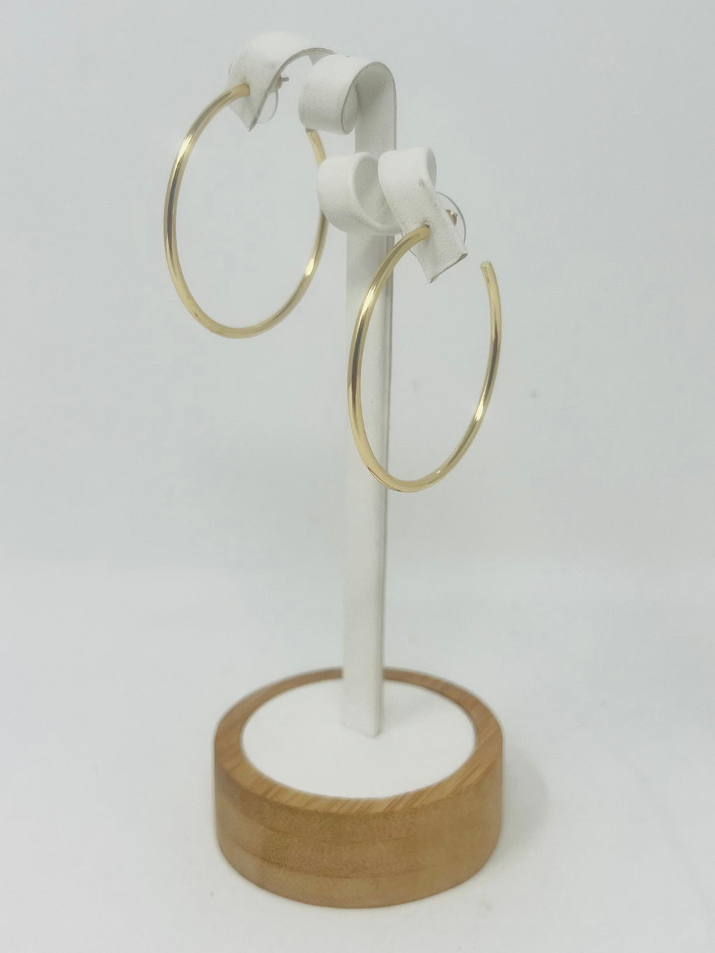 Gold Classic Thin Hoop Earrings