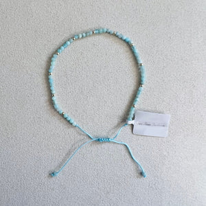 Semi-precious stones with Miyuki beads Adjustable Bracelet(10 colors)