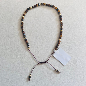 Semi-precious stones with miyuki beads Adjustable Bracelet(10 colors)
