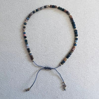 Semi-precious stones with miyuki beads Adjustable Bracelet(10 colors)