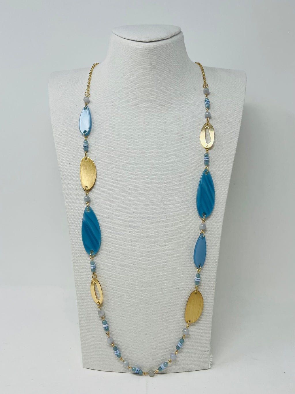long chain necklace (5 colors)