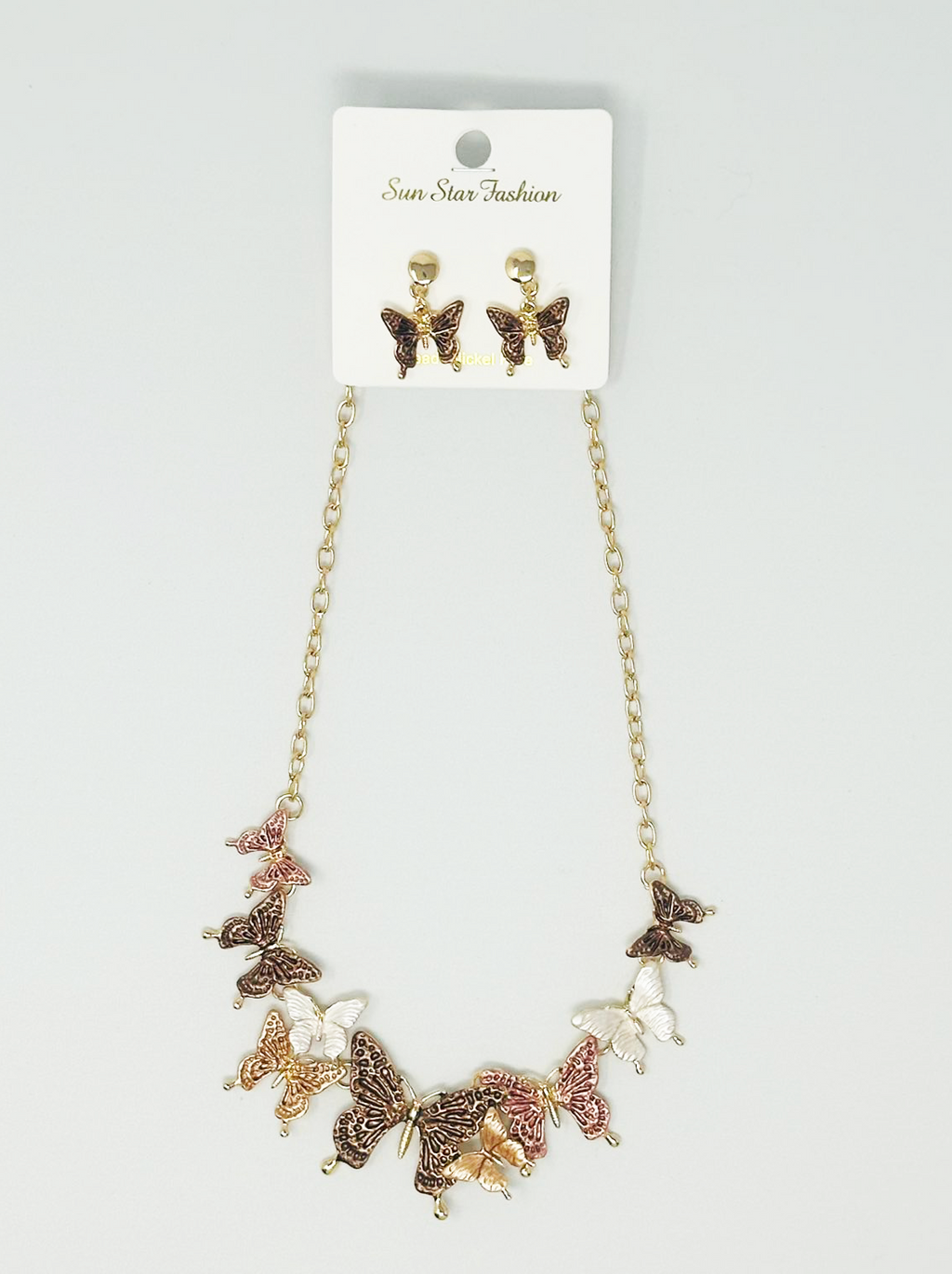 "butterfly" Earring and necklace set