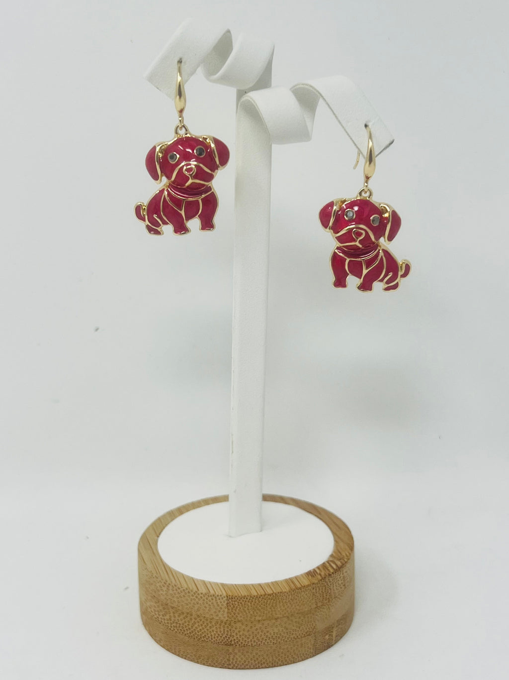 Dog Dangle Earrings