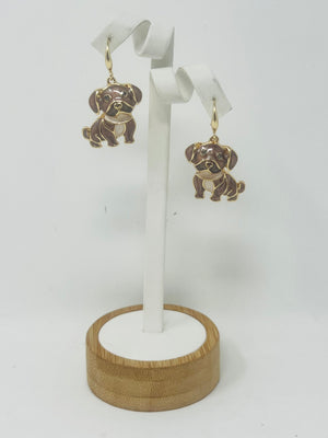 Dog Dangle Earrings