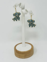 Dog Dangle Earrings