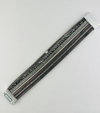 Leather magnetic bracelet