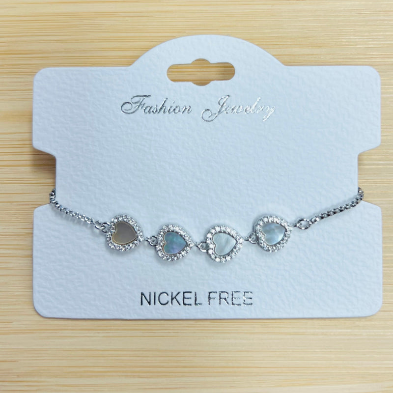 C.Z Crystal adjustable bracelet