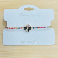 C.Z Crystal adjustable bracelet