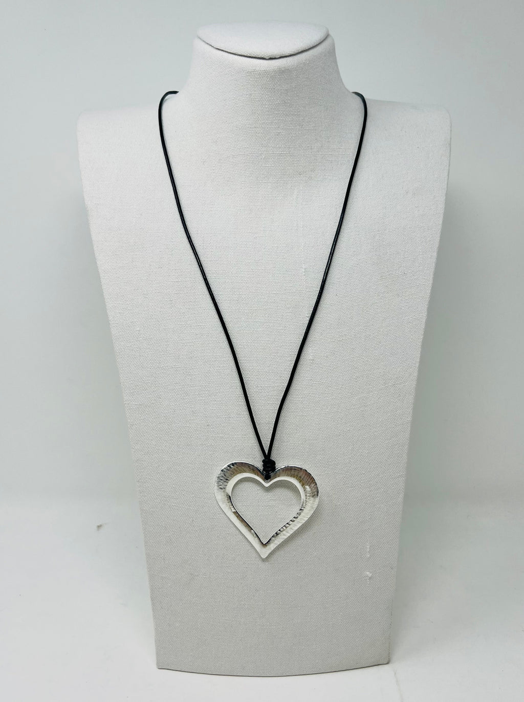 "Heart" Long Chain Necklace