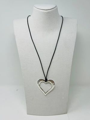 "Heart" Long Chain Necklace