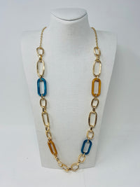 long chain necklace (6 colors)