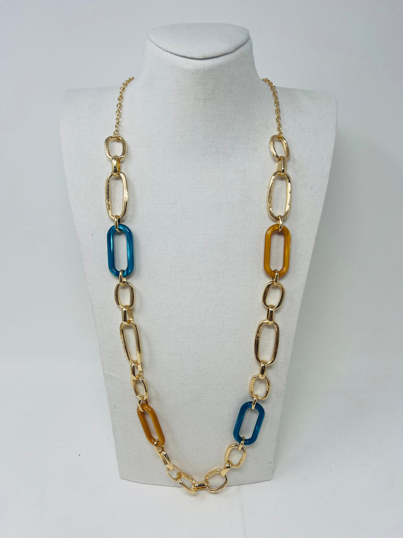 long chain necklace (6 colors)