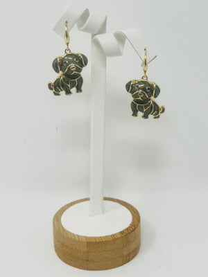 Dog Dangle Earrings