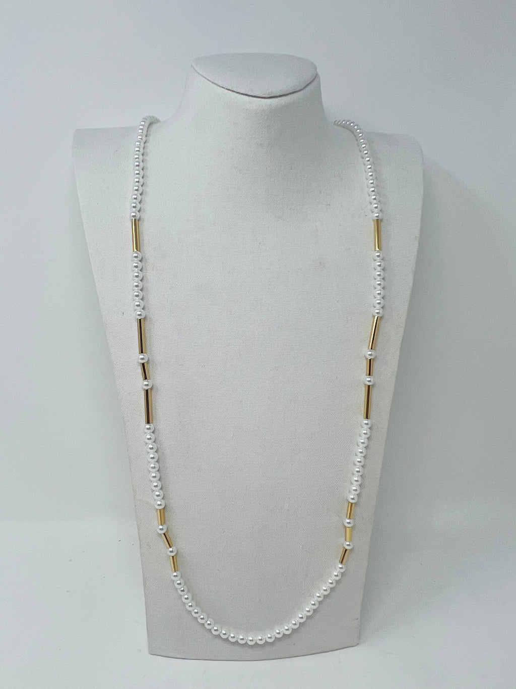 Pearl Long Chain Necklace