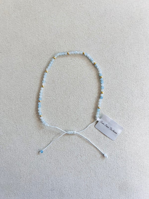 Semi-precious stones with Miyuki beads Adjustable Bracelet(10 colors)