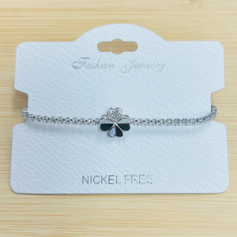 C.Z Crystal adjustable bracelet