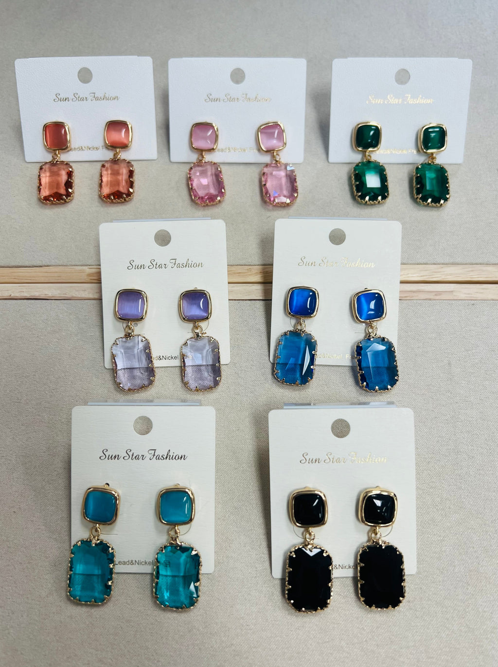 fashion crystal earring