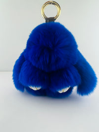 Bunny Keychain Rabbit Fur Fluffy