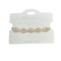 C.Z Crystal adjustable bracelet