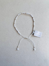 Semi-precious stones with Miyuki beads Adjustable Bracelet(10 colors)