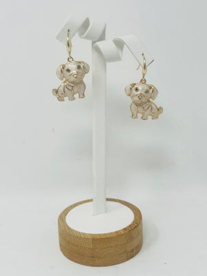 Dog Dangle Earrings