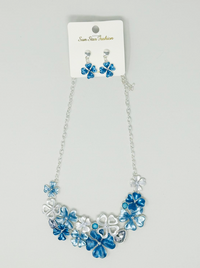 "Flower" Earring and necklace set