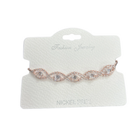 C.Z Crystal adjustable bracelet