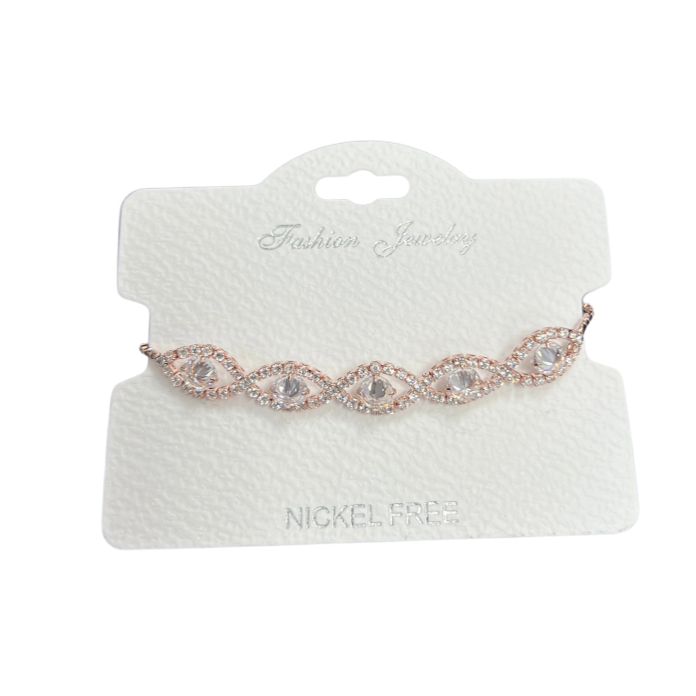 C.Z Crystal adjustable bracelet