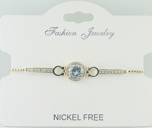 C.Z crystal Adjustable bracelet