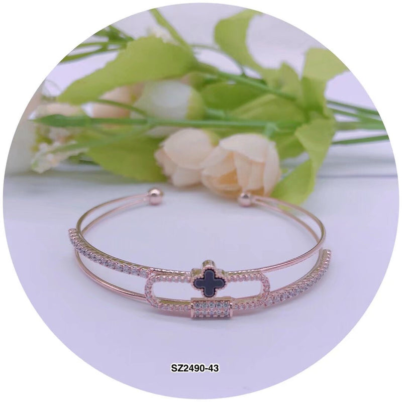 C.Z Crystal Cuff Bracelet