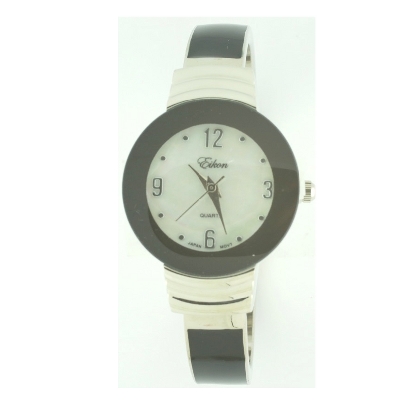 ROUND FACE CANDY COAT BANGLE CUFF(Silver)