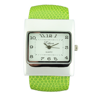 Square Face Arabic Cuff Watch