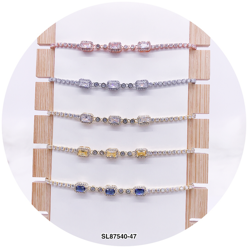 C.Z Crystal Adjustable Bracelet