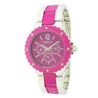 MEDIUM SIZE SPORT LADY LINK WATCH(Silver)