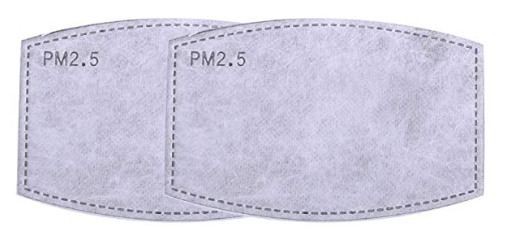 Reusable Washable Cotton Face Mask with Two Fliters
